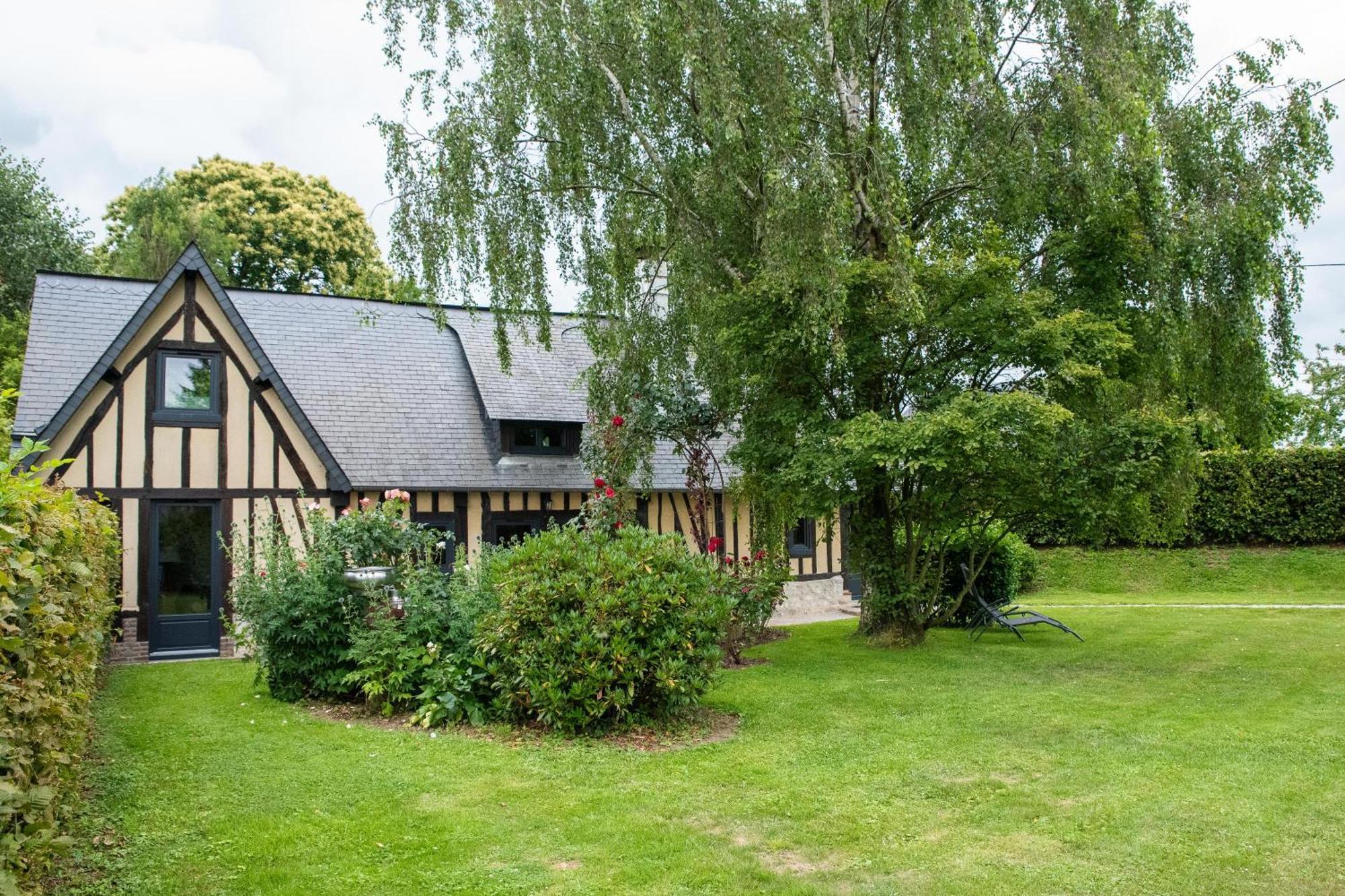 Villa L'Aube Normande à Villequier Extérieur photo