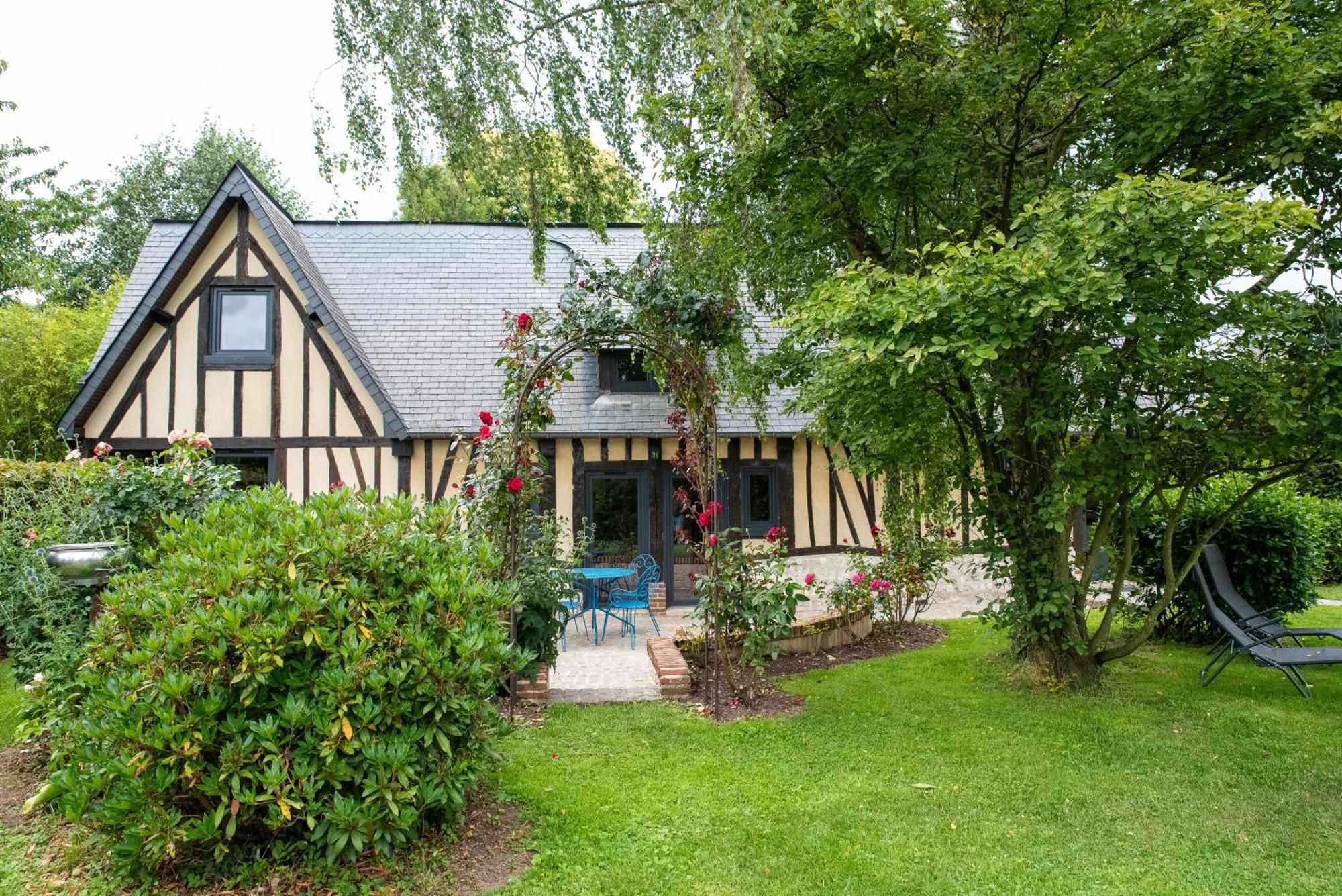 Villa L'Aube Normande à Villequier Extérieur photo